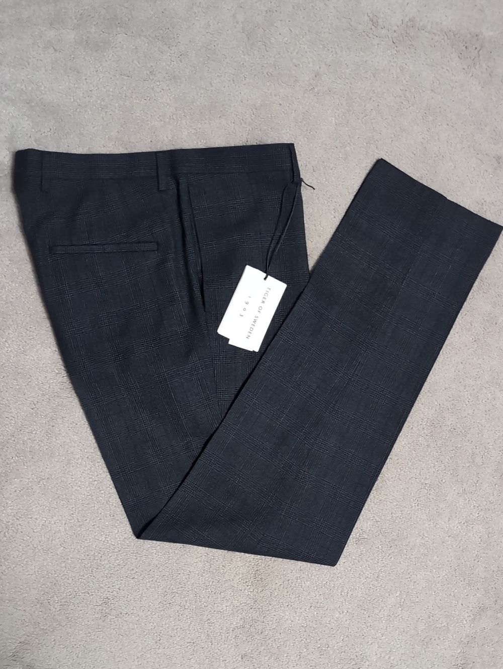 Tiger Of Sweden Navy Trousers